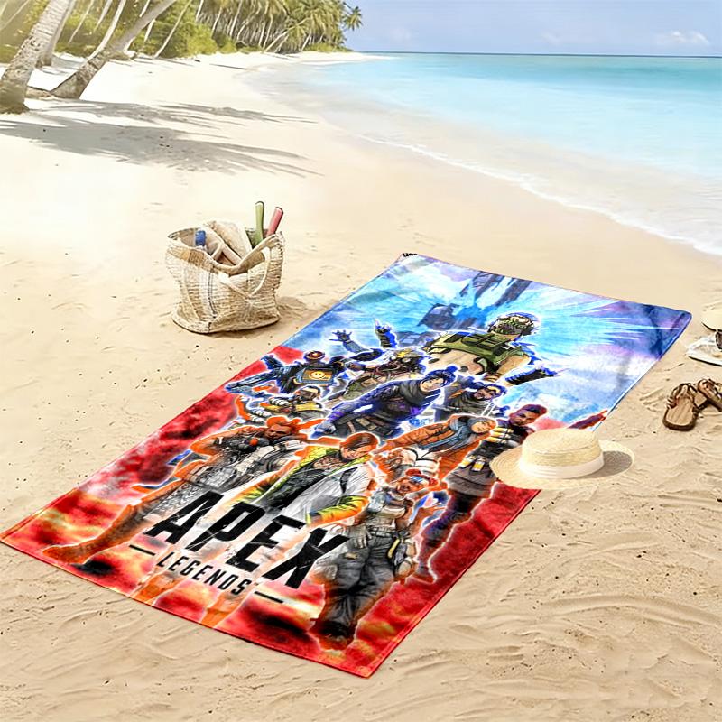 Apex Legends Print Beach Towel, Large Soft Quick Dry Towel for Beach Camping Swimming