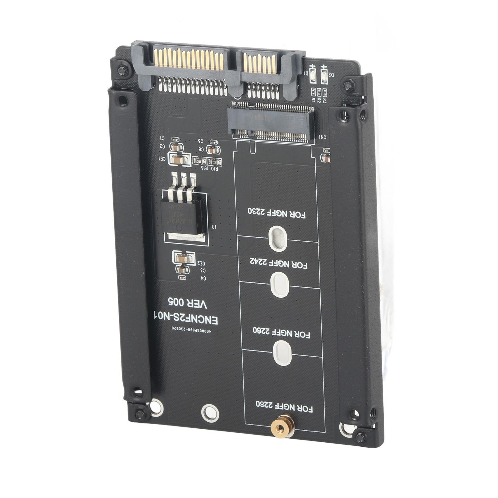 

Високопродуктивний 22-контактний адаптер M.2 NGFF до SATA, Plug and Play M.2 до SATA B Key