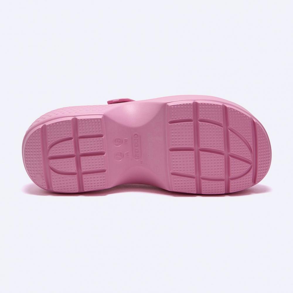 Crocs Stomp Mary Jane Pink 209939 6xs