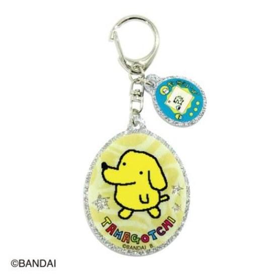 Acrylic key holder ring Tamagotchi Pochitchi Bandai gift keychain mail delivery available.