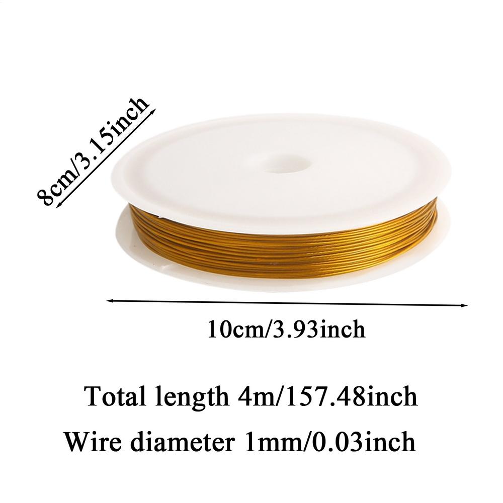 Flexible Beading Wire Stainless Steel Thin Beading Wire  Thread Stringing Cord For Women Bracelet Men Beginner Handicraft