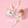 Cute Dogs Birthday Hat with Bandanas Delicate Dogs Summer Spring Celebration Hat