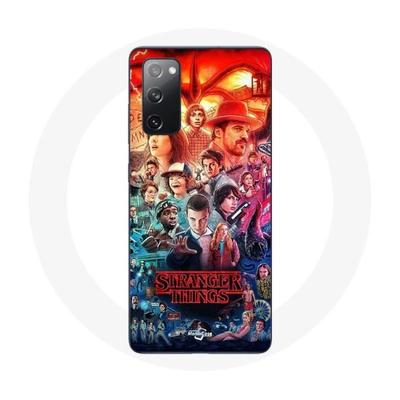 Coque Pour Samsung Galaxy S20 FE Stranger Things Teaser Saison 4 Affiche Personnages Art