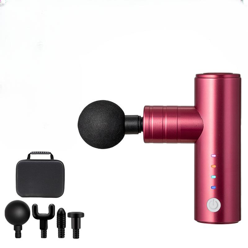 Mini Fascial Gun Damski inteligentny elektryczny cichy aluminiowy stop profesjonalny relaksujący masażer dolnej części pleców