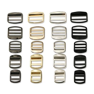 5pcs 3 Colors Metal Ladder Lock Metal Belt Buckles New Webbing Accessories  DIY Backpack Straps