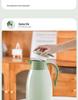Large Capacity Thermos Flask for Home or Office - Inner Liner Water Bottle Perfect for Hot Water