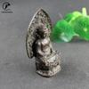 Antique Copper Buddha Statue Home Decor Accessories for Living Room Small Ornaments Retro Brass Office Desk Miniature Figurines