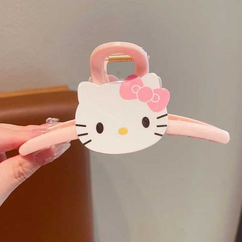 

Элегантная заколка для волос в виде кошачьего когтя: Очаровательный мультяшный дизайн с отделкой в стиле легкой роскоши, идеально подходит для разнообразных причесок.