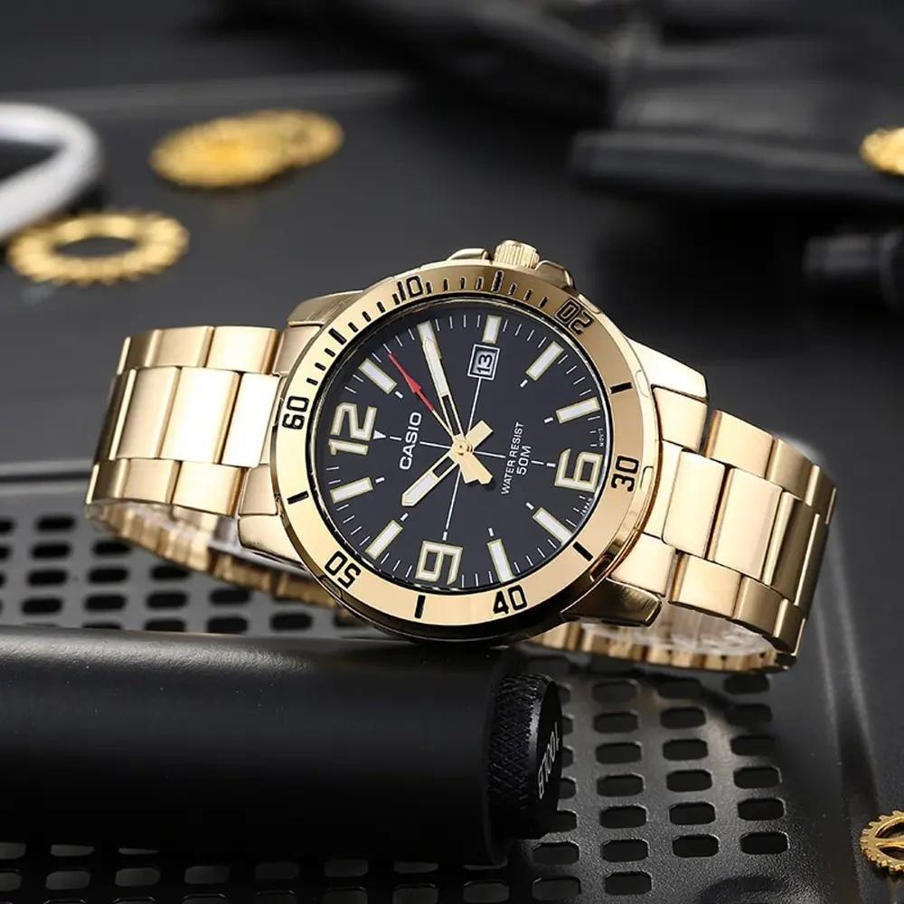 MEN'S WATCH CASIO MTP-VD01G-1B + BOX
