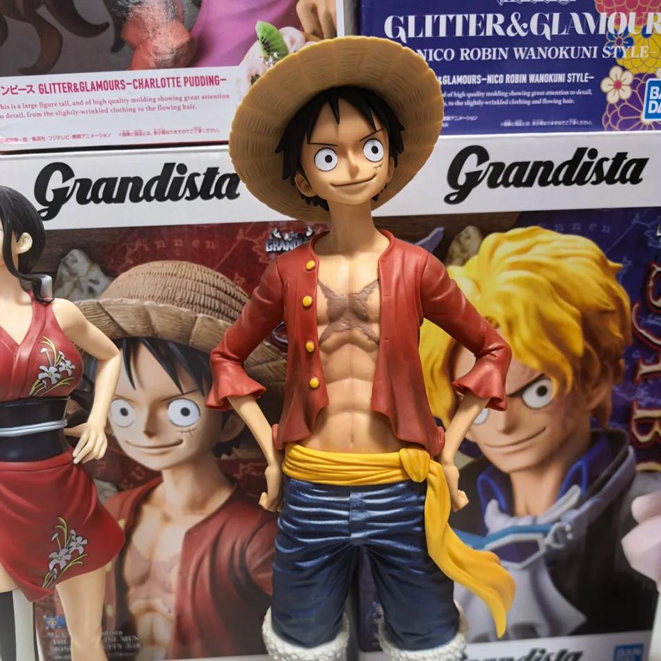 One Piece Ghost Island Battle Series 9.5cm Ryou Luffy Anime Figure Collectible Model Toy Table Ornament Gift