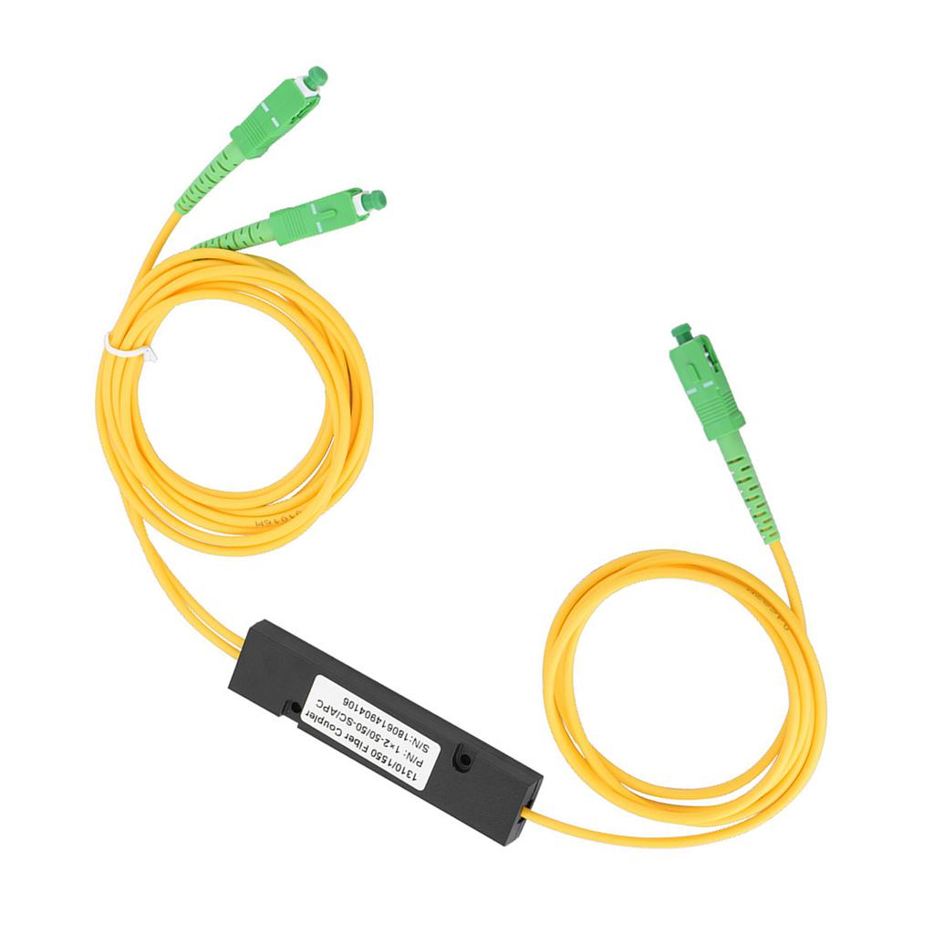SC 1X2 PLC Singlemode Fiber Optical Splitter SC UPC PCL Splitter