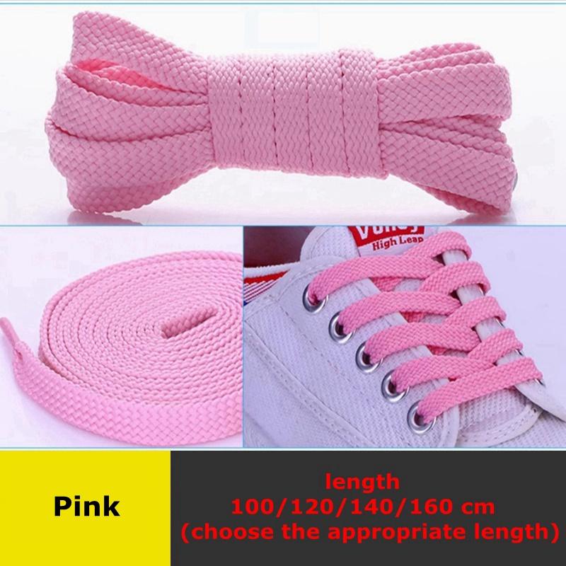 26 Colors Quality Classic Shoelaces for Sneakers Shoe laces flattened Casual Shoelace Elastic Laces 100/120/140/160CM Strings