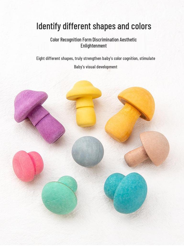 Children's Mushroom Picking Toy - Baby Focus & Toddler Training for Ages 1-2