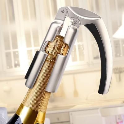 Champagneflasköppnare Zinklegering Mousserande vin Korkdragare Bar Burk Korkdragare Champagne Korkskruv Mousserande vin Flasköppnare