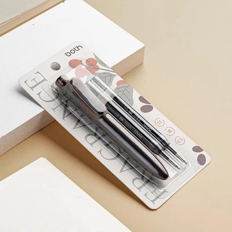 

Кофе Пишущая ручка Аромат Маленькая толстая ручка Черные чернила Специальная для экзаменов для студентов с ароматом кофе Карманная кисть Ручка-вопрос