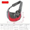 Pet Shoulder Bag Cat Dog Luggage Bag Travel Portable Mesh Breathable Messenger Bag Pet Chest Small Backpack