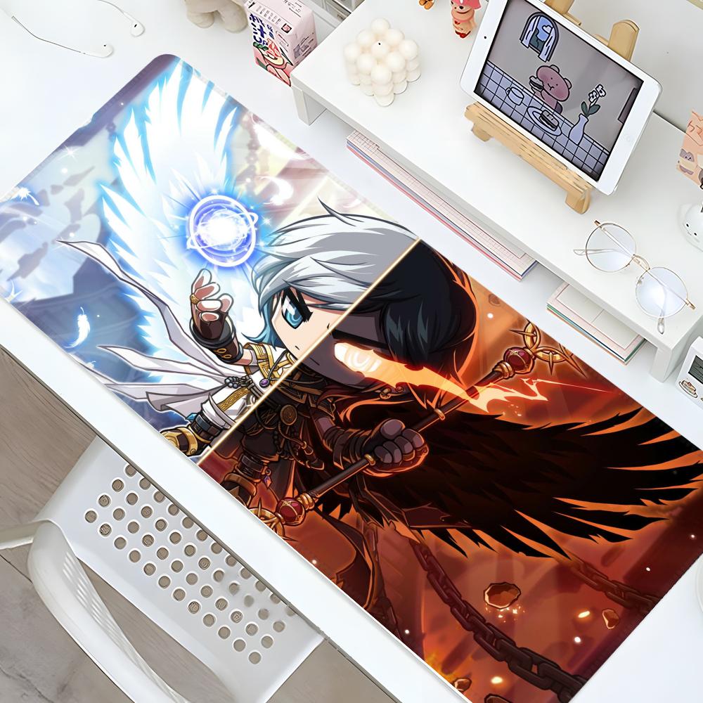 Game Maplestory Mouse Pad Gaming Locking Edge Big safely Computer Gamer Large Rubber Art Mousepad Laptop Desk Mat