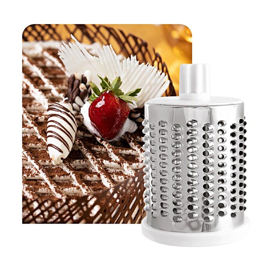 Feliator Manual 3-in-1 Ayawaska Slicer, 3 Interchangeable Stainless Steel Blades, Non-Slip Suction Base, Red Kitchen Tool