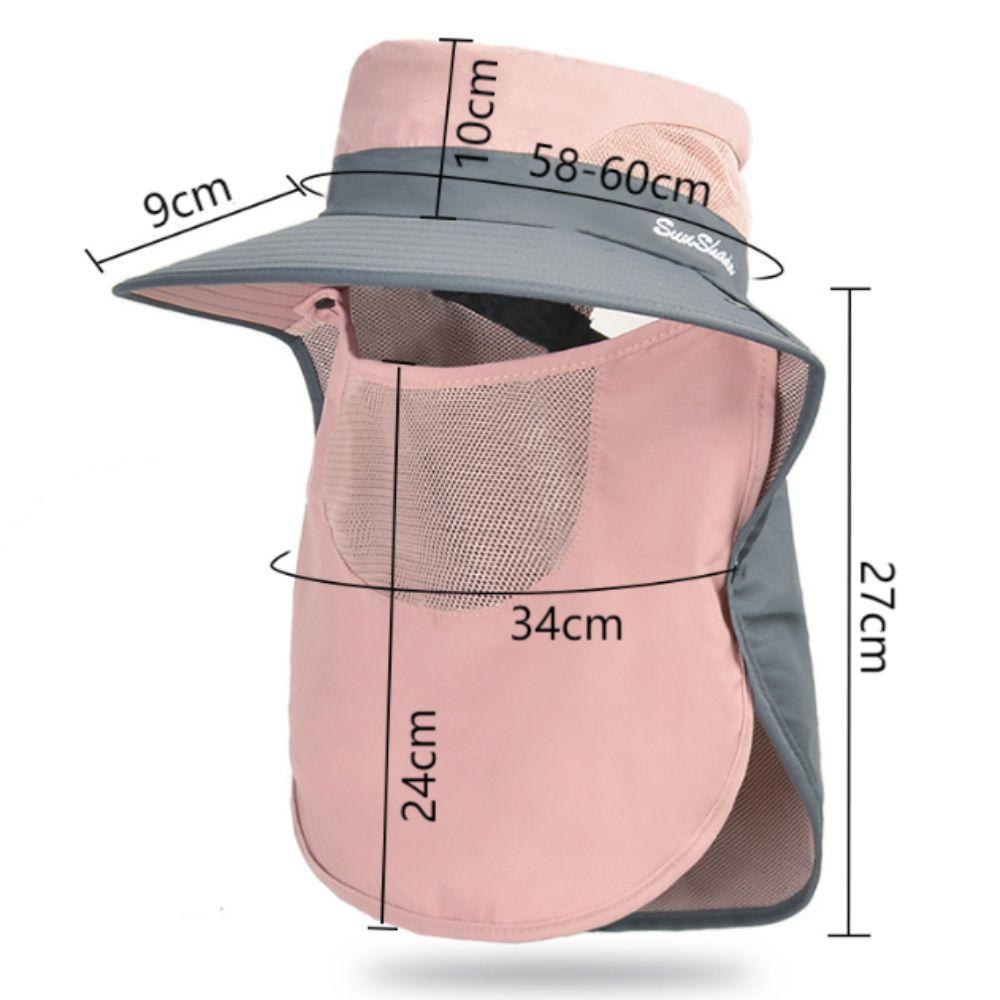 Sun Protection Fisherman Shawl Hat Breathable Mountaineering Cap New Sun Protection Cap  Women Men