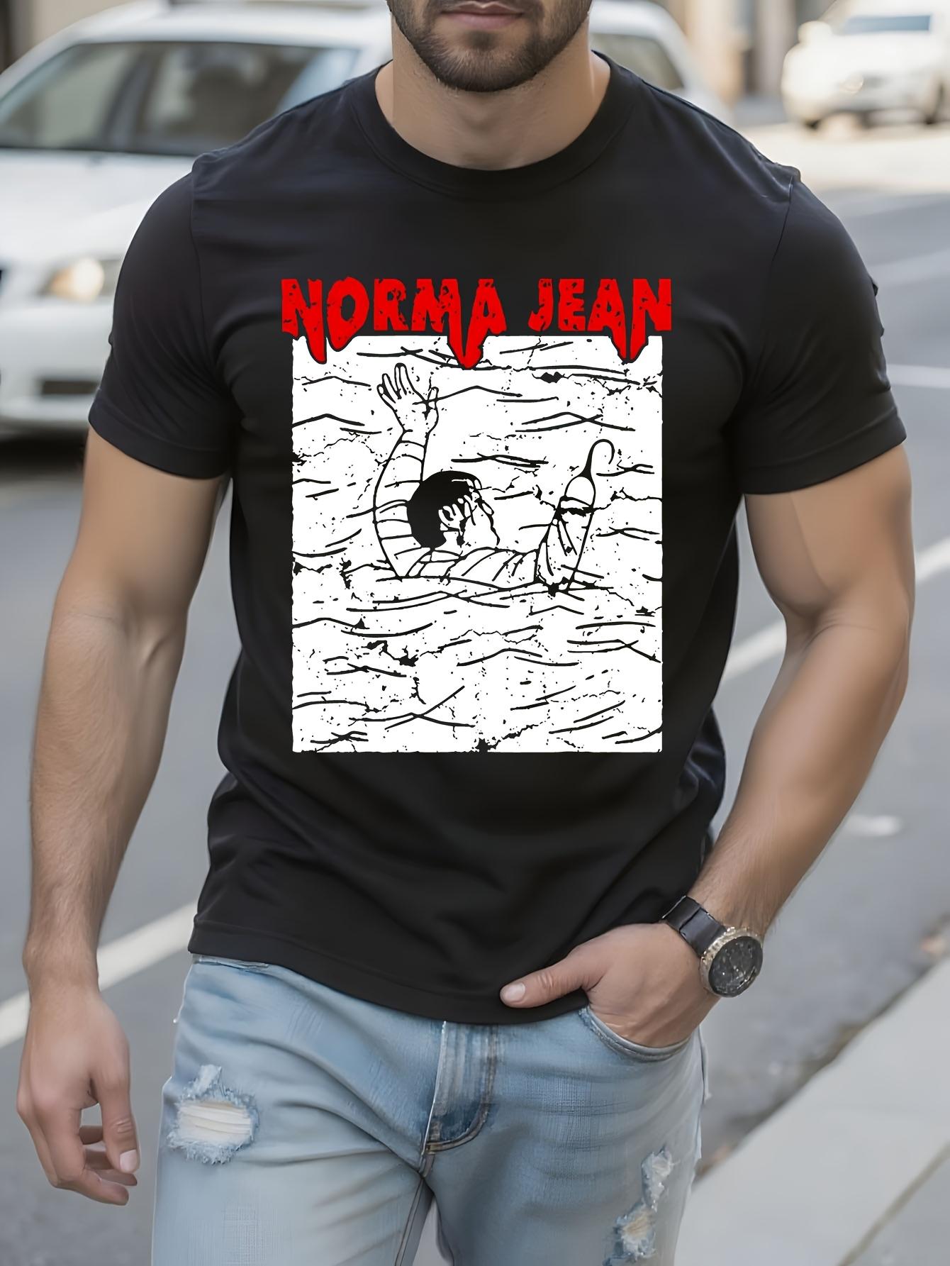 Norma Jean Swimmer Graphic Tshirt - Black Quick-Dry Cotto... XXL