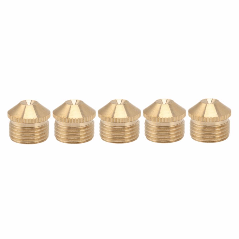 5PCS Gold Fogging Sprinkler Head Brass Garden Cooling System Nozzles Garden Irrigation