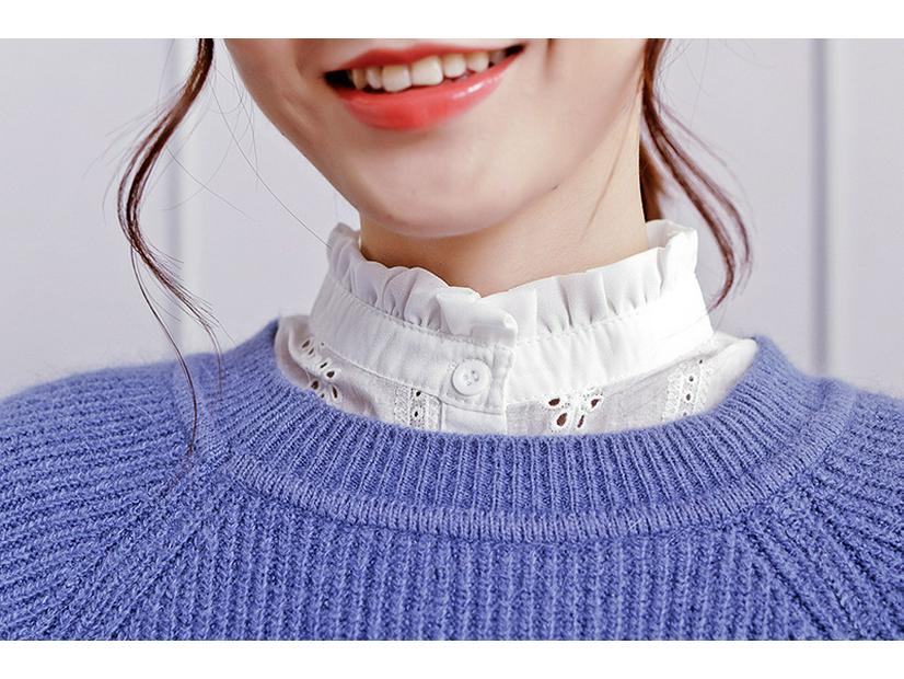 Kids' Autumn & Winter Ruffle Stand-Up Fake Collar