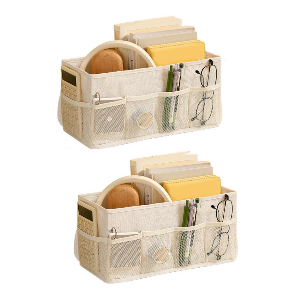 2Pcs Foldable Cosmetic Storage Box Large Capacity Sundry Storage Box  Living Room