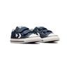 Converse Star Player 76 Canvas Comfortable Versatile Shock Absorption Low Top Walking Shoes Baby sneaker Navy-Blue A05221C