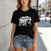 Vintage Mama Bear Floral T Shirt Unisex Mama Mom Lover Mother Day Casual Short Sleeve Tops Y2k Top Oversized Tee