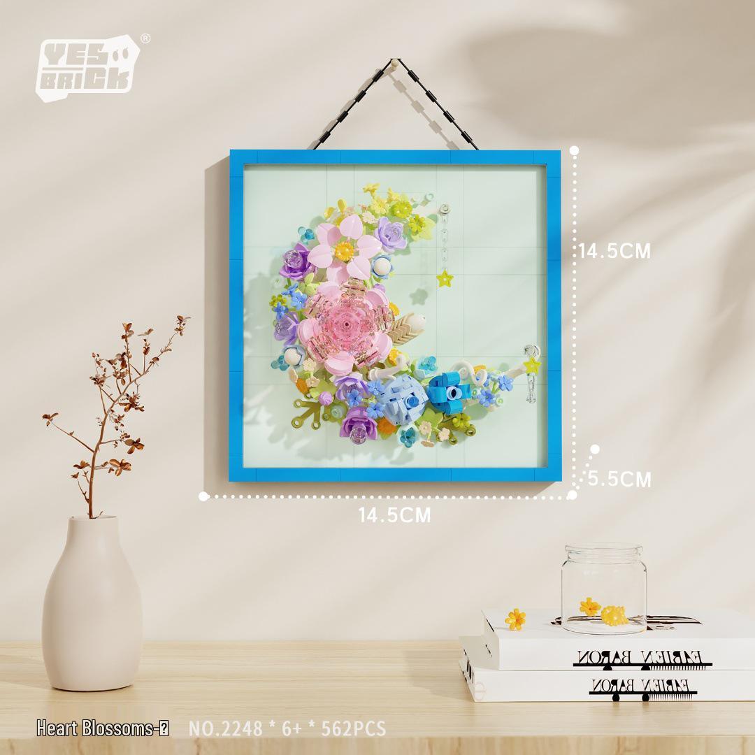 

Blooming Series 3D Eternal Flower Photo Frame Toy and Desktop Ornament - Teacher s Day Gift