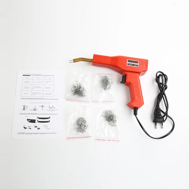 Kunststoff Reparatur Heißklammergerät Kit Auto Stoßstange Schweißgerät Werkzeug mit 4 Klammertypen für Auto Haushalt Kunststoff Reparatur
