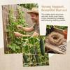 Jute Trellis Netting for Climbing Plants 3.3X 6.6Feet Heavy Duty Plant Support Net for Cucumber Vine, Fruits & Vegetables Tomato