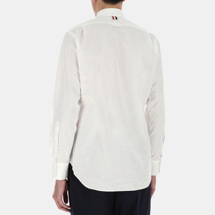 THOM BROWNE Rwb Detailed Long Sleeved Shirt Men's MWL010E-03113-100