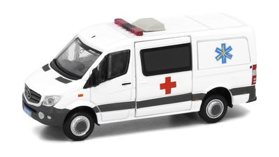 Tiny City Scale Diecast Model TW29 Sprinter FL Taiwan Army Ambulance 1/64 Car Mercedes-Benz