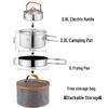OEING Outdoor 304 Stainless Steel Camping Cookware Set