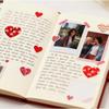 1 set/500pcs Heart Shape Adhesive Stickers - Gift Wrapping Scrapbooking Wedding Birthday Party Supplies