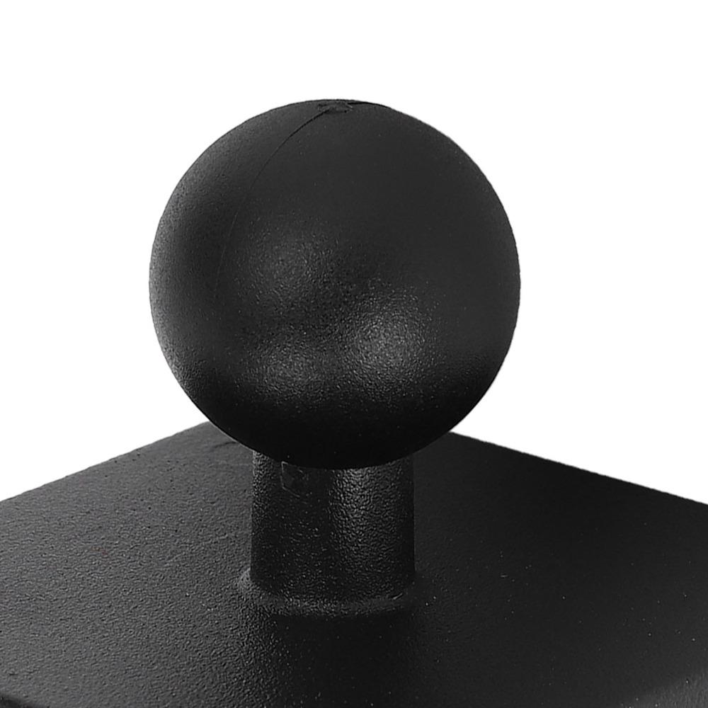 Aluminum Alloy Ball Mount Adapter Plate 1 Inch AMPS Square Plate Durable Ball Mount Base for Cars