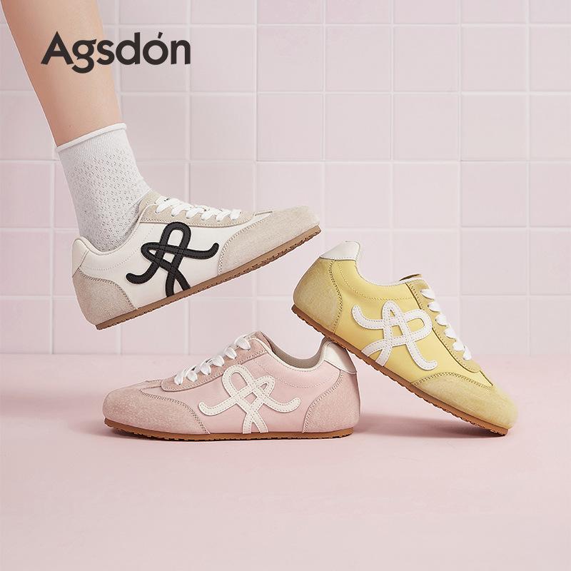 Augustine Ballet Style German Training Shoes Women's 2025 Autumn New Dopamine Fashion Soft-soled Forrest Gump Shoes Sneakers