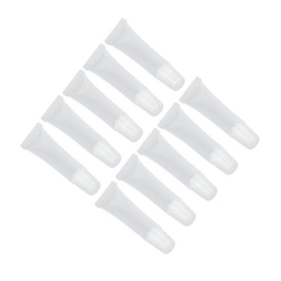 10pcs 15ML Empty Lip Gloss Tube Professional Portable PVC Lip Balm Container for Cosmetics DIY
