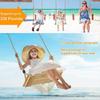 Wooden Swing, Adult/child Garden Planning Swing, For Outdoor Play, Adjustable Handle, 200 Kg