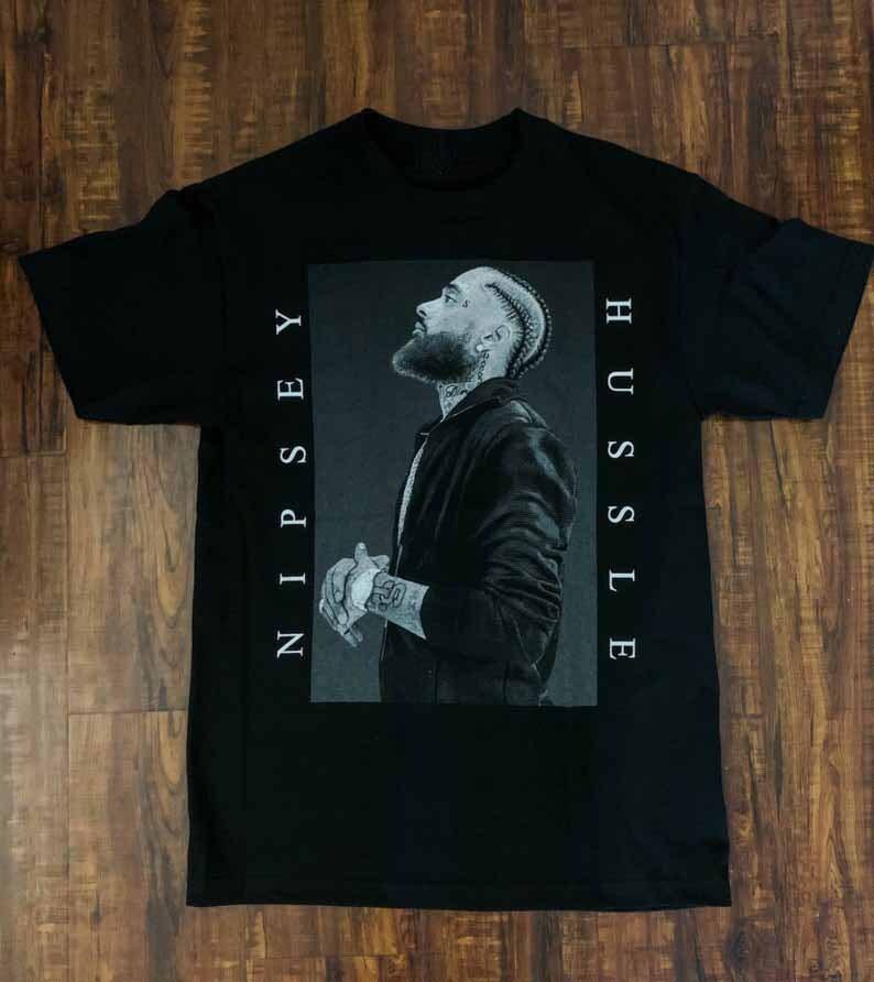Vintage Nipsey Hussle Star Cotton Black S234XL Unisex Shirt  MM1412 Unisex T-Shirt L