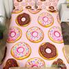 Donuts Bedding Duvet Cover Chocolate Doughnut Bedding Set Black White Comforter Cover Microfiber Whimsical Dessert Quilt Cover