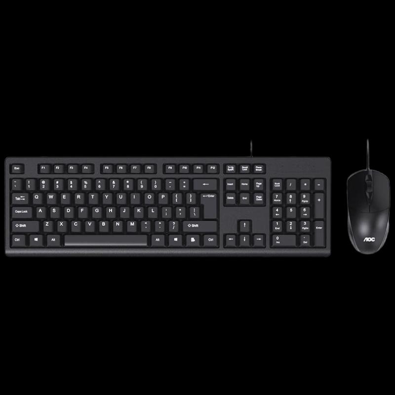 AOC KM160 Wired Keyboard and Mouse Combo
