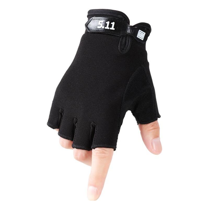 Tactical half-finger gloves men s fitness leakage summer breathable thin outdoor anti-skid anti-cocoon anti-skid training M