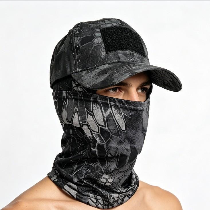 Outdoor-Baseballkappe mit Eis-Seiden-Maske und Ärmeln zum Sonnenschutz und für Atmungsaktivität