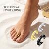 3Pcs Round Open Band Tail Ring Adjustable Beach Foot Jewelry Minimalist Toe Ring  For Women