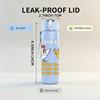 1PC Chicken Funny Text Art Pattern 750ml Color Plastic Sports Water Bottle Leakproof Flip Straw Lid Suitable for Sports Office Home Use