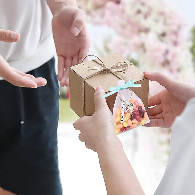 Melek Kolye Kalp Şeklinde Çanta Kolye İnci Hediye Kutusu Aksesuarları Düğün Parti Malzemeleri