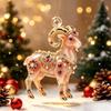 Christmas Hanging Sheep Ornament Cute Flat Acrylic Lamb Pendant Suitable for Xmas Tree Office Holiday Decor