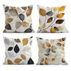 1 Pc 45X45 Cm Leaf Pattern Cushion Cover For Living Room Sofa Bedroom Home Decor Square Autumn Pillowcase Waist Pillow Cover